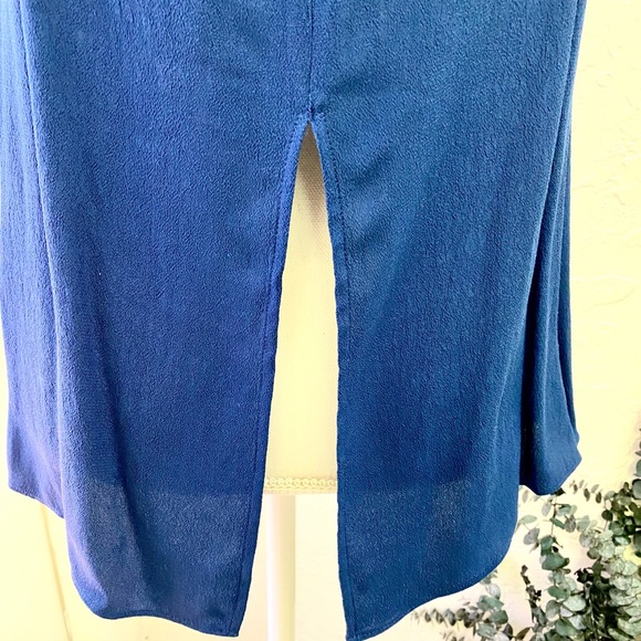 1. State, Fiesta Navy Sleeveless Split Back Sz Sm - Picture 6 of 9